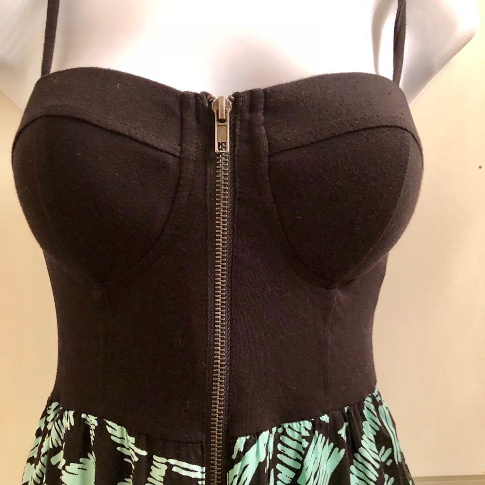 Turquoise Aztec Bustier Jumpsuit- worn once - Picture 3 of 4